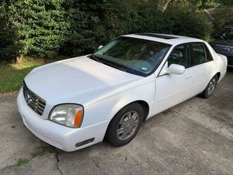 Classic Cadillac Luxury – Pearly White, All-Leather Seats, upgraded 2005 Deville – $4,000