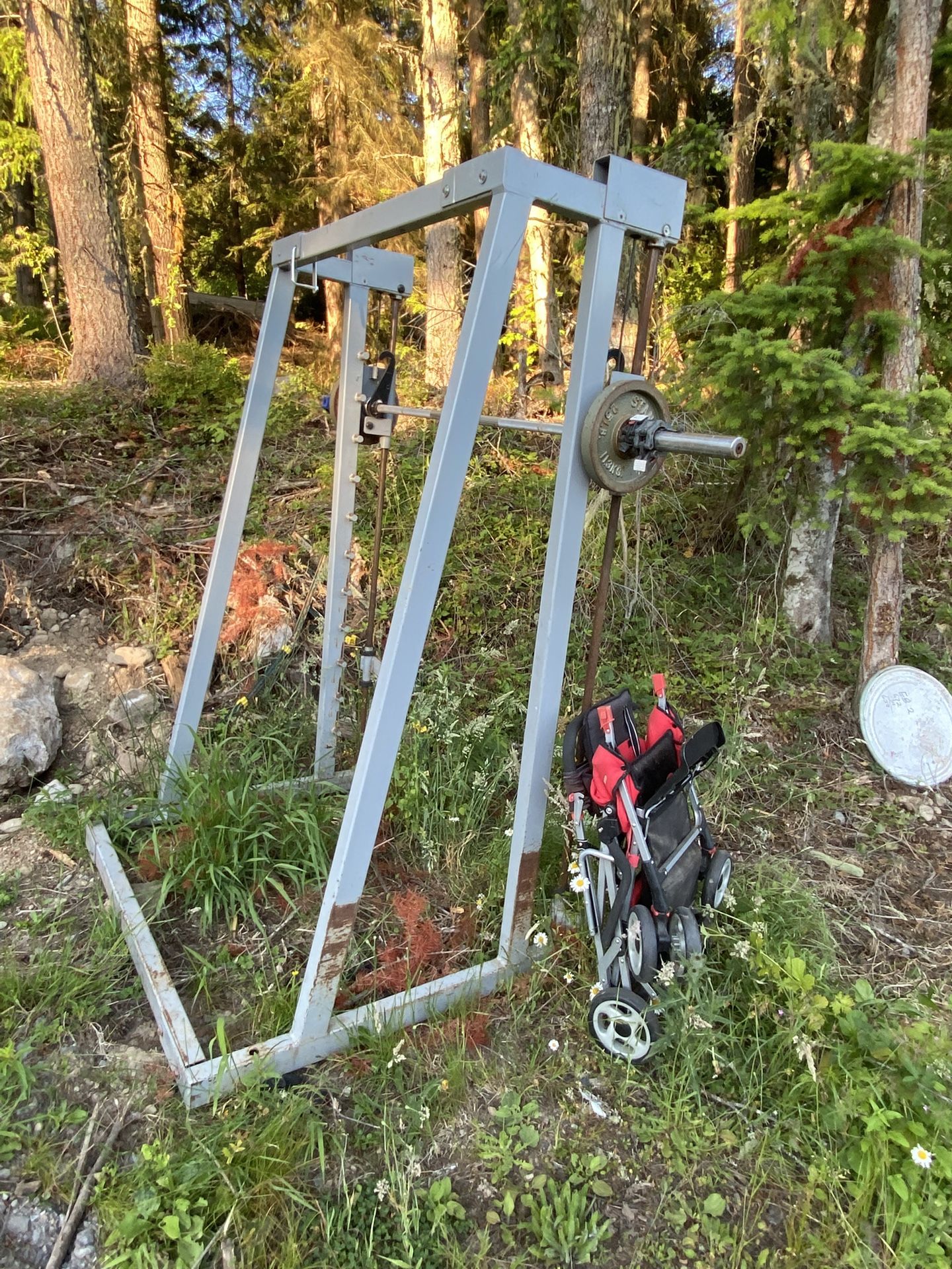 Baby Stroller And Squat Rack Free
