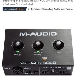 M-Audio Interface For Recording