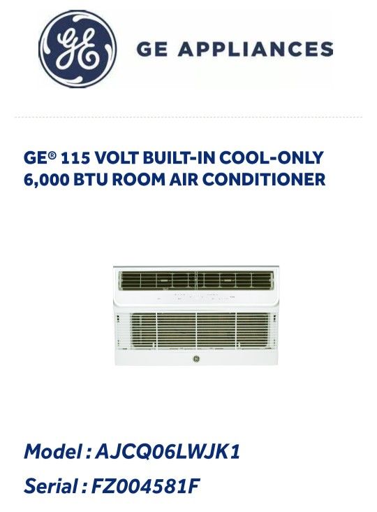 Brand New Built In Air Conditioner