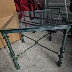 Glass End Table