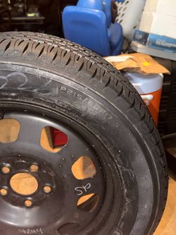 P215/60R17 Tires on Steel Wheel