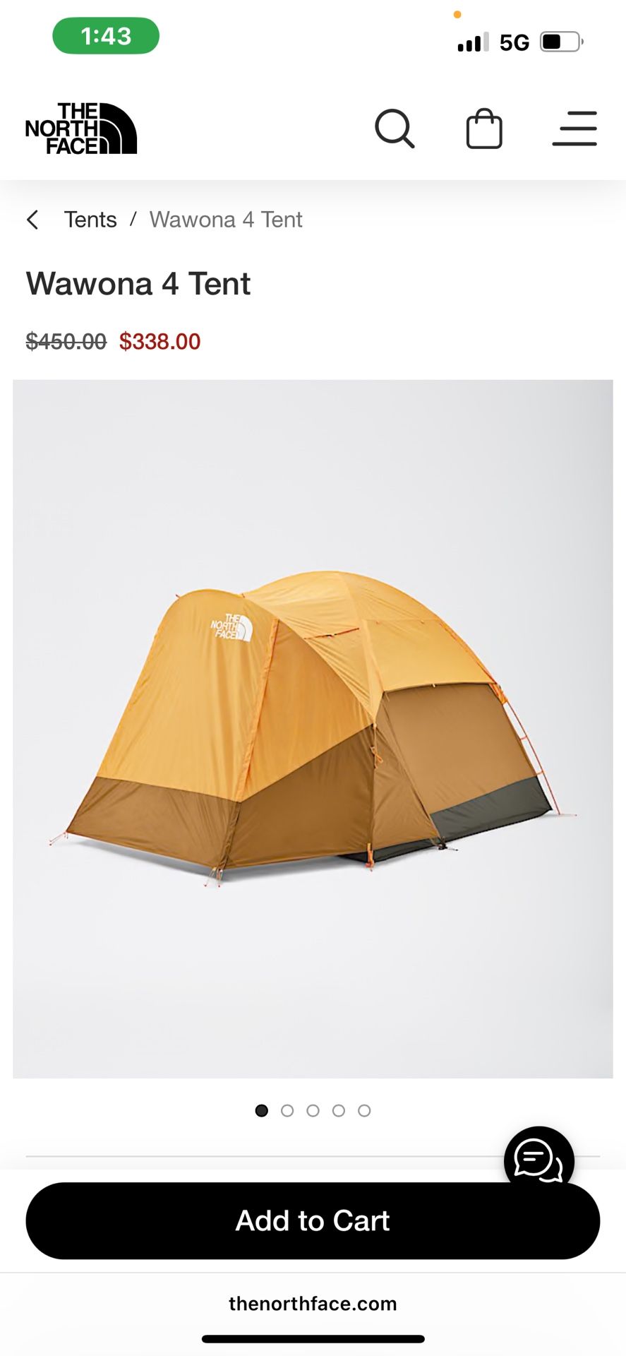 Wawona 4 Tent And Dolomite Sleeping Bag