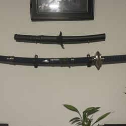 Anime Metal Sword Katana Blue Exorcist 