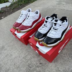 Jordan 11 low, Cherry & Concord. Size 10
