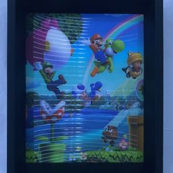 Super Mario 3D Picture Frame