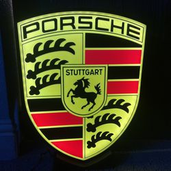 14” Porsche Lighted Sign 