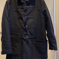 SINGLE BREASTED WOOL MIX OVERCOAT
