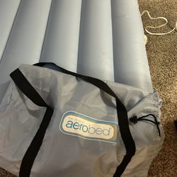 Aerobed Inflatable Mattress With Attached Fan 
