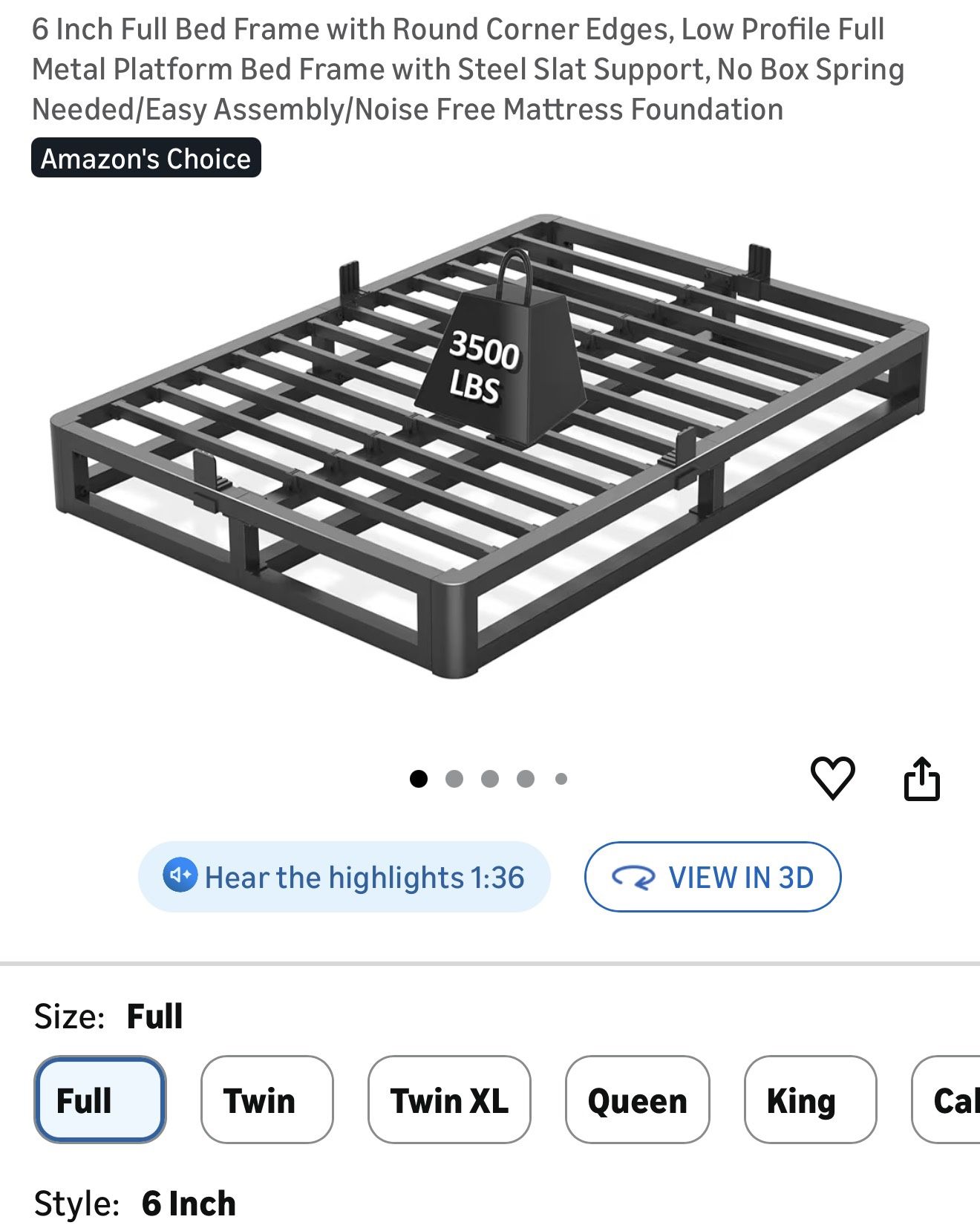 Bed Frame 