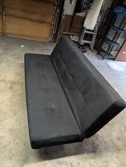 Black Midsize Futon Couch