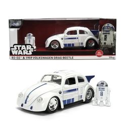 NEW Star Wars R2-D2 with 1959 Volkswagen Drag Beetle 1:24 Die-Cast