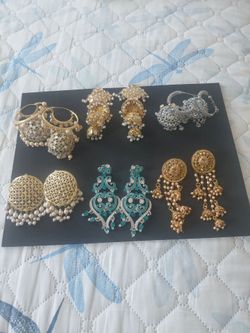 5 pair earrings