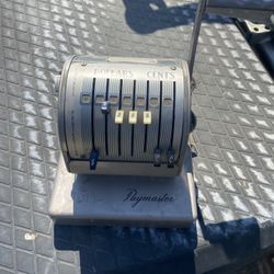 Vintage Paymaster Check Writer Machine