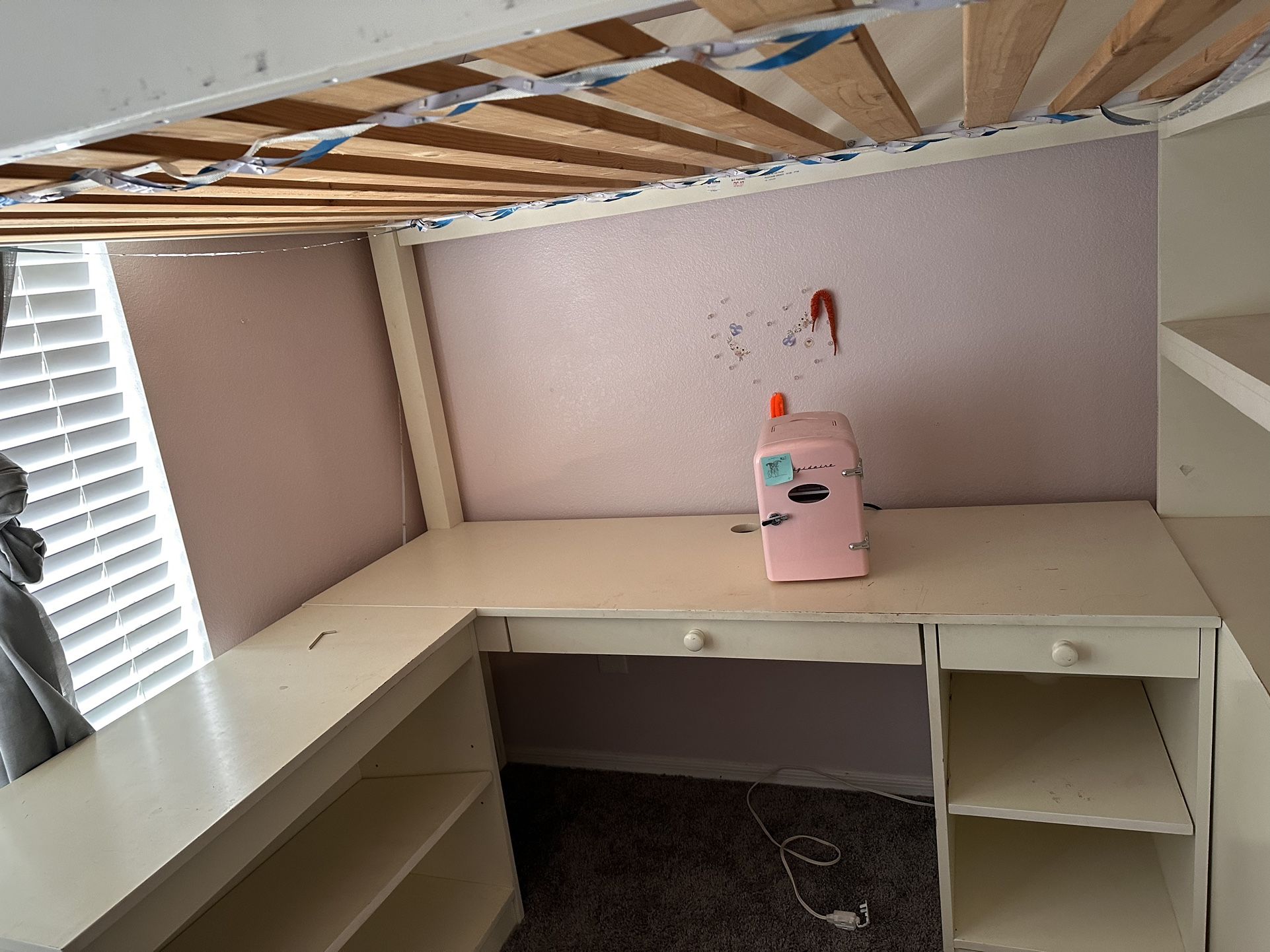 Pottery kids Bunk/desk Bed