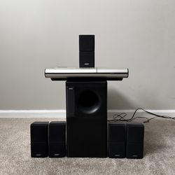 Bose Lifestyle Center Media Receiver CD Player Acoustimass Subwoofer Double Cube Speakers