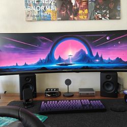 LG 49 Inch Ultrawide Monitor  With Monitor Arm
