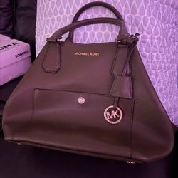 MK  Leather Hand Purse