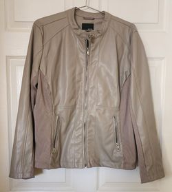 Womens XXL Faux Leather Jacket 