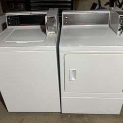 COIN OPERATED WASHER & DRYER SPEED QUEEN 