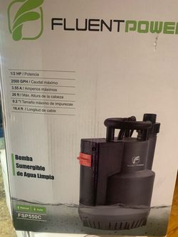 portable water pump