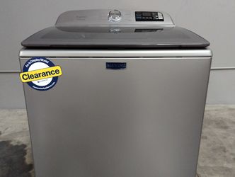 Maytag 27 Inch Smart Pet Pro Top Load Washer with 5.2 cu ft. Capacity, 12 Wash Cycles, 5 Temperature Settings (MTW7405RR-D-0229)