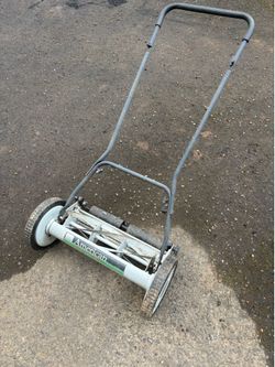 Manual push mower