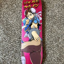Chun Li Skateboard Deck Street Fighter JK Industries