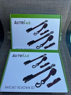AutoFad Ratchet Tie Down Set