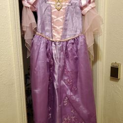 Princess Rapunzel Disney, wig, shoes