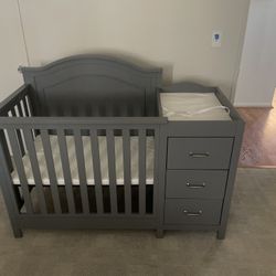 Crib + Changing Table Combo