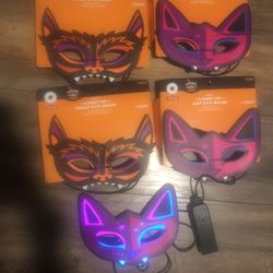 Light Up Mask Cat/wolf Variety 