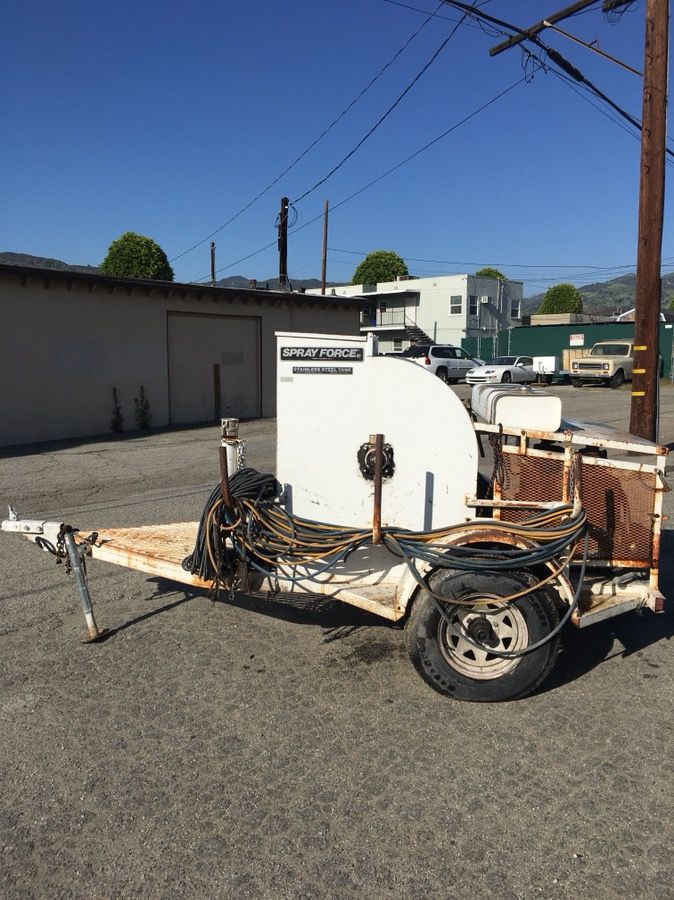 Spray force drywall texture rig (250 gal)