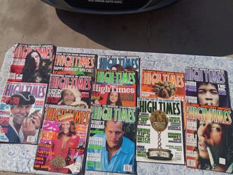 High Times magazines 13 issues of High Times 420 Bob Marley Jimi Hendrix Cheech and Chong cannabis cup