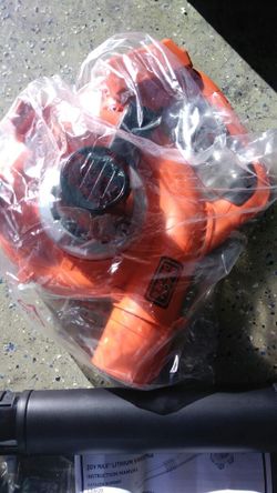 Black and Decker Cordless Sweeper Blower
