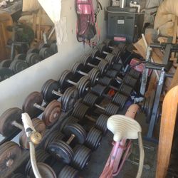 Dumbell Set And Rack 750