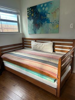 Day Bed and Trundle - 2 twin or one king options.