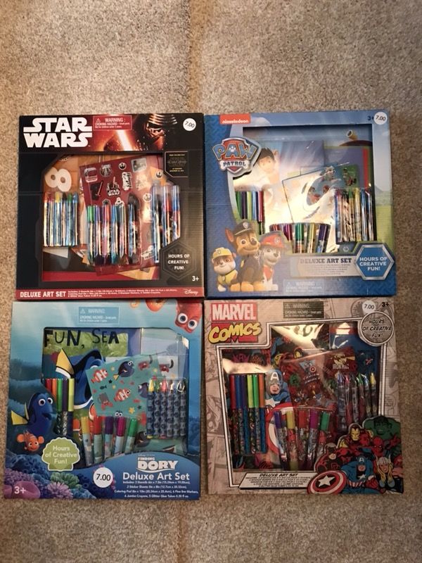 Activity kits new. 7.50 each
