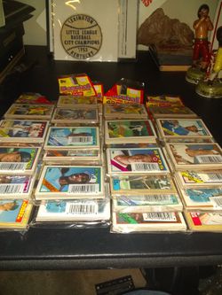 16 Baseball Card Rat Packs 42 Cards per Pack 7.00 Per Pack Stocking Stuffers.Christmas..