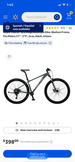 Ozark Trail mountain bike 29”