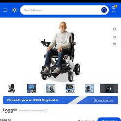 New electric wheelchair, out of the box, for small cars.