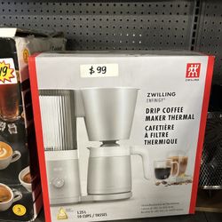 New ZWILING ENFINIGY Drip Coffee Maker Thermal