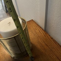 Gold Candle Holder