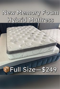 New Memory Foam Hybrid Mattress Full Size