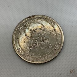 VINTAGE DOLPHIN CRUISE LINES  - 0NE DOLLAR GAMING TOKEN