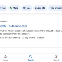 08 Dodge Ram 1500 5.3 L Extended Cab Fuel Pump