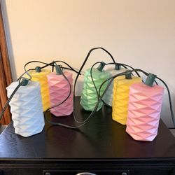 Vintage Camper Patio Blow Mold String Lights 