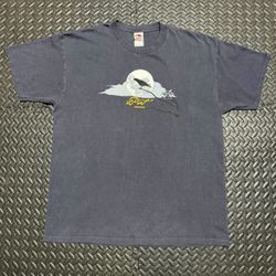 Vintage New Holland Brewing The Poet Oatmeal Stout Shirt Gray Tee Mens Size XL