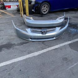 2003-2005 Honda Accord Coupe V6 Bumper Cover Front & Rear OEM