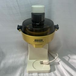 Vintage 1980's Waring Juice Extractor Juicer Mustard Yellow CLEAN